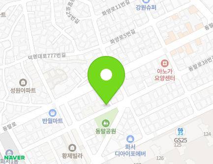 경기도 수원시 팔달구 동말로16번길 9-13 (화서동, 한성빌라) 지도