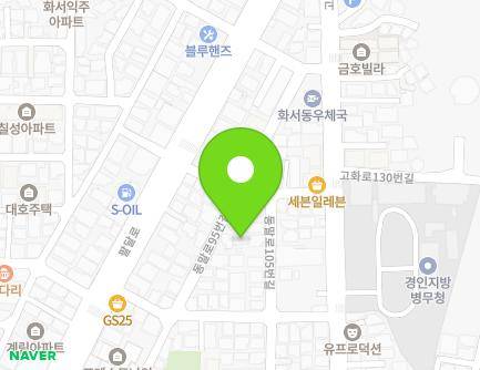 경기도 수원시 팔달구 동말로105번길 33 (화서동) 지도