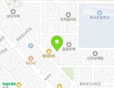 경기도 수원시 팔달구 팔달로127번길 91 (화서동) 지도