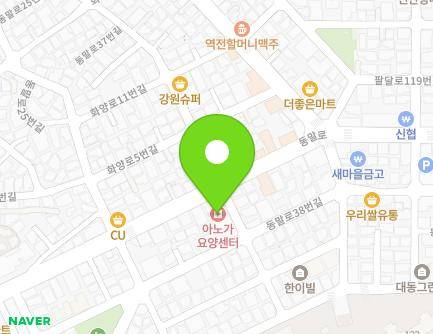 경기도 수원시 팔달구 동말로38번길 4 (화서동) 지도