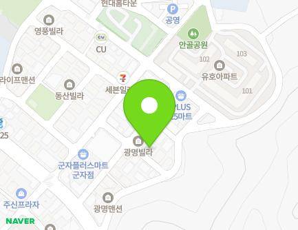 경기도 시흥시 군자로481번길 12-1 (거모동, 광명빌라) 지도