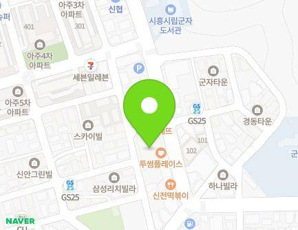 경기도 시흥시 군자로 520 (거모동, 동운디오빌아파트) 지도