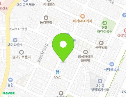 경기도 시흥시 대골안길 69-1 (대야동) 지도