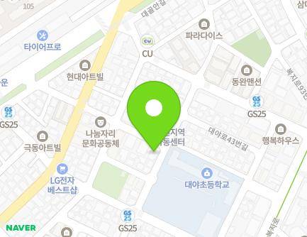 경기도 시흥시 대골안길 26-1 (대야동, 아이그루유치원) 지도