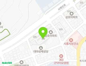 경기도 시흥시 호현로49번안길 15 (대야동, 삼호아파트) 지도