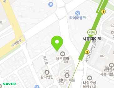 경기도 시흥시 복지로 121-4 (대야동, 대신주택) 지도