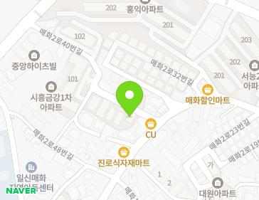 경기도 시흥시 매화2로40번길 3 (매화동, 다산빌라) 지도