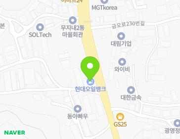 경기도 시흥시 금오로 219 (무지내동, SK능내까치주유소) 지도