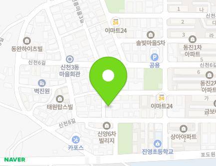 경기도 시흥시 신천8길 34-2 (신천동, 사랑어린이집) 지도