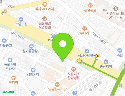 경기도 시흥시 삼미시장1길 11 (신천동, 지리산약국) 지도