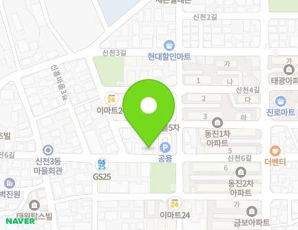 경기도 시흥시 신천6길 38 (신천동, 희망빌라) 지도