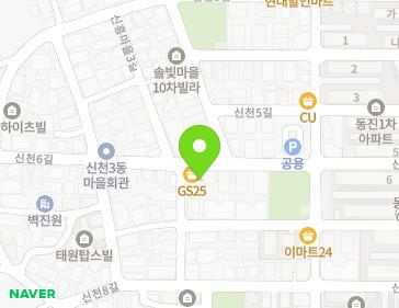 경기도 시흥시 신천6길 43 (신천동) 지도