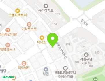경기도 시흥시 대은로 100 (은행동, 삼은넥스타운) 지도