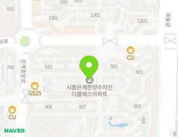 경기도 시흥시 은계남로 11 (은행동, 시흥은계한양수자인더클래스) 지도