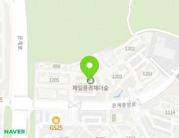 경기도 시흥시 은계중앙로 151 (은행동, 제일풍경채더숲) 지도