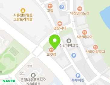 경기도 시흥시 은계로 260 (은행동, 우평라비엔빌딩) 지도
