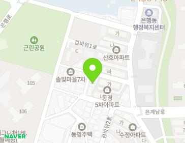 경기도 시흥시 검바위1로 72-8 (은행동) 지도