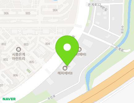 경기도 시흥시 은계로 110 (은행동, 해피에버Ⅱ) 지도