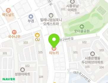경기도 시흥시 은행로 142 (은행동) 지도