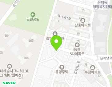 경기도 시흥시 검바위1로 66-4 (은행동) 지도