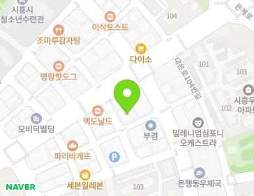 경기도 시흥시 은행로155번길 6 (은행동) 지도