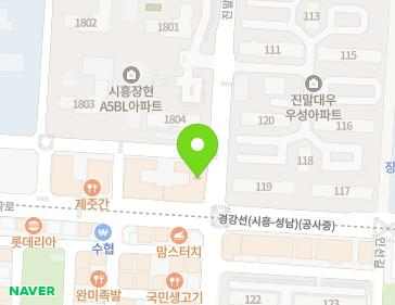 경기도 시흥시 장곡로 30 (장곡동, 선봉메디컬프라자) 지도
