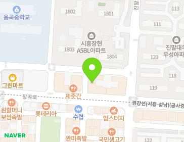 경기도 시흥시 장곡1로 5 (장곡동, 파라곤프라자) 지도