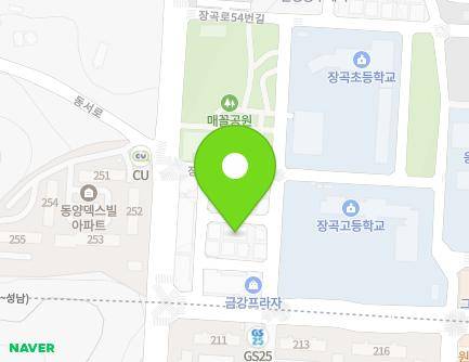 경기도 시흥시 장곡로70번길 7-3 (장곡동, 꿈나래유치원) 지도