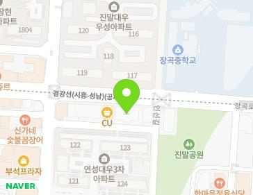 경기도 시흥시 장곡로 17 (장곡동, 에이스프라자) 지도