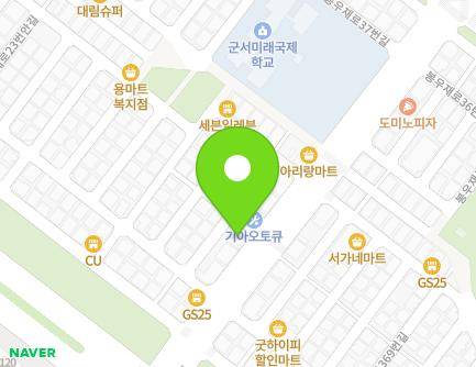 경기도 시흥시 봉우재로 13 (정왕동) 지도