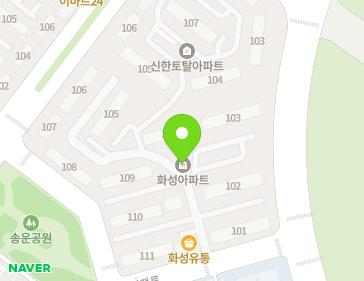 경기도 시흥시 역전로 375-8 (정왕동, 화성아파트) 지도