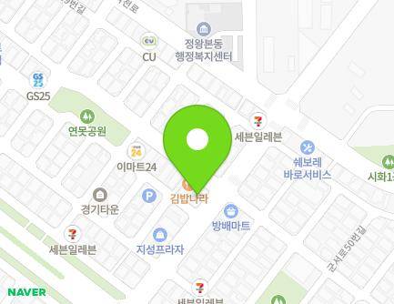 경기도 시흥시 봉우재로 57 (정왕동, 환영프라자) 지도