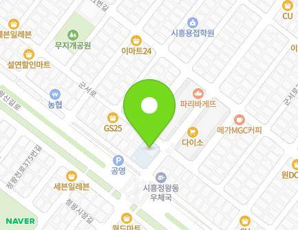 경기도 시흥시 정왕시장길 45 (정왕동, 정왕어린이도서관) 지도