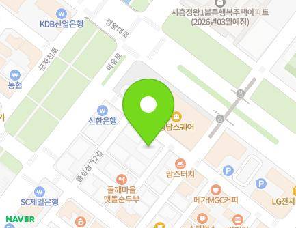 경기도 시흥시 중심상가2길 12-2 (정왕동, 우성프라자) 지도