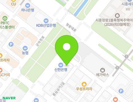 경기도 시흥시 중심상가2길 2 (정왕동, 씨드랜드프라자) 지도