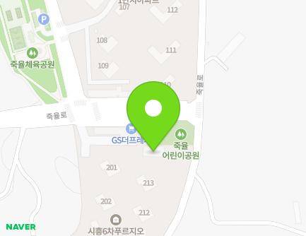 경기도 시흥시 죽율로 40 (죽율동, 시흥6차푸르지오2단지보육시설) 지도