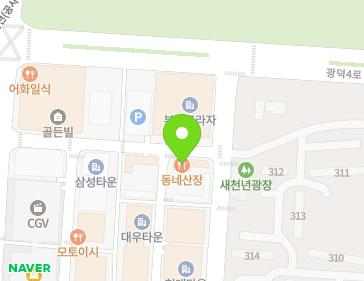 경기도 안산시 단원구 광덕동로 107 (고잔동) 지도