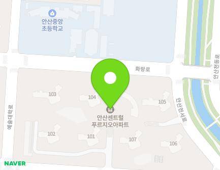 경기도 안산시 단원구 고잔로 115 (고잔동, 안산센트럴푸르지오) 지도