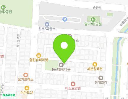 경기도 안산시 단원구 화정천서로7길 13 (선부동) 지도