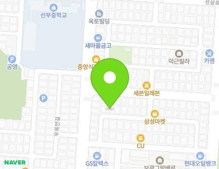 경기도 안산시 단원구 화정천서로2안길 22 (선부동) 지도