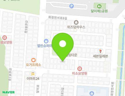 경기도 안산시 단원구 화정천서로7안길 17 (선부동, 호원팰리스) 지도