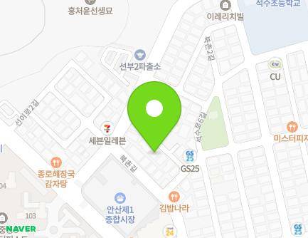 경기도 안산시 단원구 북촌3안길 22-1 (선부동, 흰벽미술학원) 지도