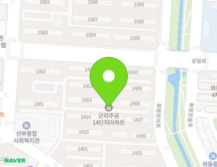 경기도 안산시 단원구 화정로 9 (선부동, 주공아파트) 지도