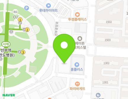 경기도 안산시 단원구 삼일로 310 (선부동, 서울프라자) 지도