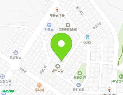 경기도 안산시 단원구 황금3길 5 (와동, 백제한의원) 지도