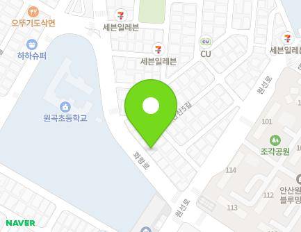 경기도 안산시 단원구 화랑로 63 (원곡동, 새서울의원) 지도