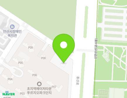 경기도 안산시 단원구 원초로 100 (초지동, 어린이집) 지도