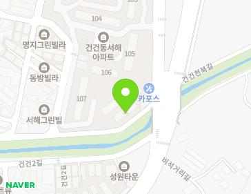 경기도 안산시 상록구 건건3길 33 (건건동, 다산그린빌리지) 지도