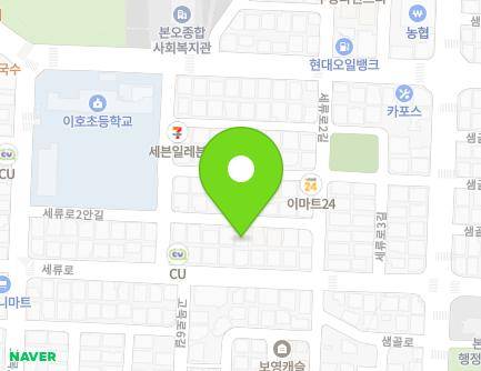 경기도 안산시 상록구 세류로2안길 7 (본오동, 풀하우스) 지도