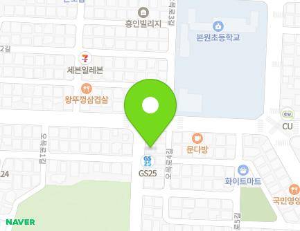 경기도 안산시 상록구 선암로 3 (본오동, 한양쉐르빌) 지도